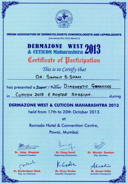 dr samkit shah certificate5